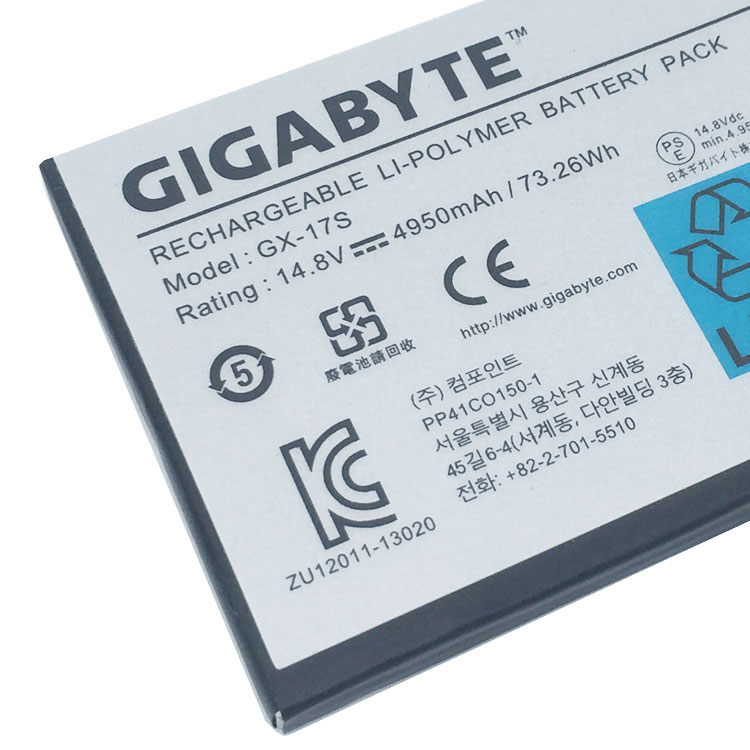 GIGABYTE Aorus X3 PLUS V3 バッテリー